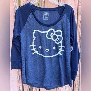 NWT Hello Kitty Old Navy blue shirt top sz L